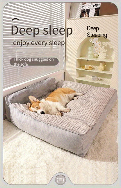 Cooling Dog Bed for Large Dogs (Machine Washable) | HavenTail