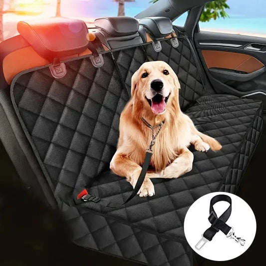 Oxford Cloth Dog Seat Cover & Support — All-Season Protector | HavenTail
