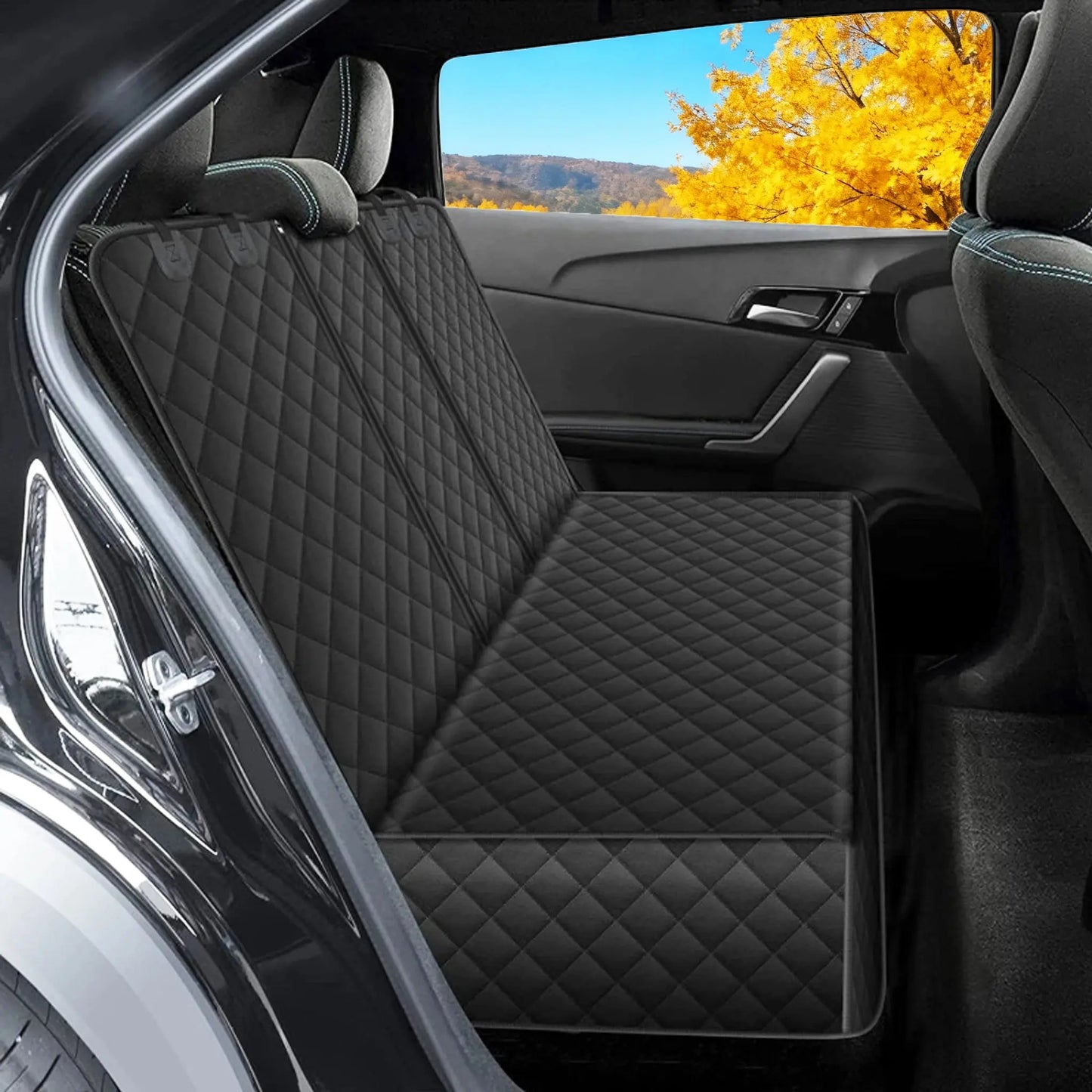 Oxford Cloth Dog Seat Cover & Support — All-Season Protector | HavenTail HavenTail